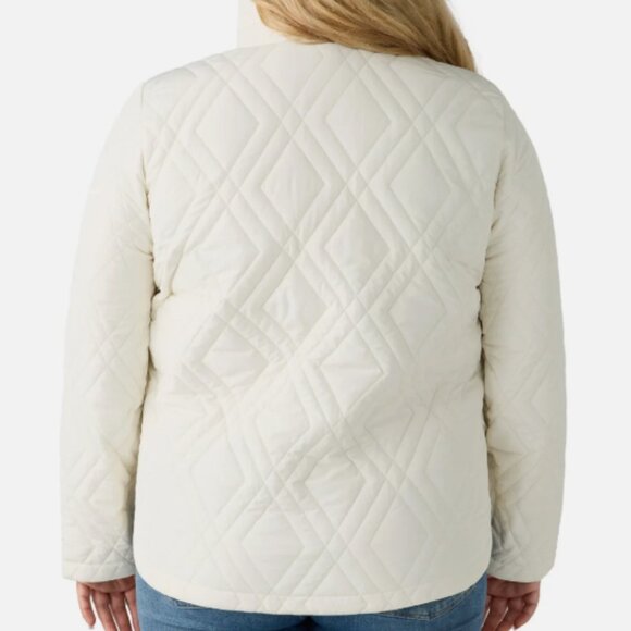NWT Voyager Women’s Cream Quilted Jacket – Size L - Picture 5 of 12